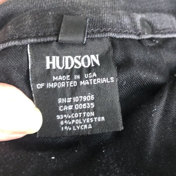 HUDSON Men's Black Sartor Slouchy Skinny Jeans 29 - Picture 10 of 14